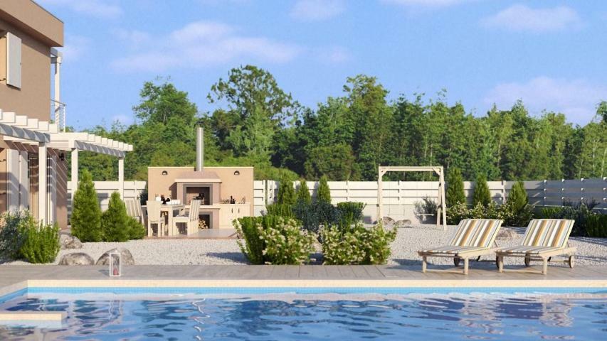 Villa Bella - Beautiful And Modern House With Pool, Souna, Jacuzzi & Playground, Liznjan - Istra Bagian luar foto